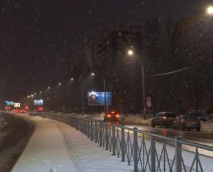 На проспекте Художников в Петербурге проведена замена светильников
