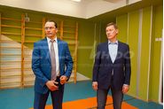  Заместитель председателя правительства Ленобласти Михаил Москвин в пятницу проверил техническую готовность детского сада в Сертолово на 210 мест, возводимого ГК «КВС» в рамках проекта КОТ «Новое Сертолово», Москвин Михаил Иванович, Ярошенко Сергей Дмитри