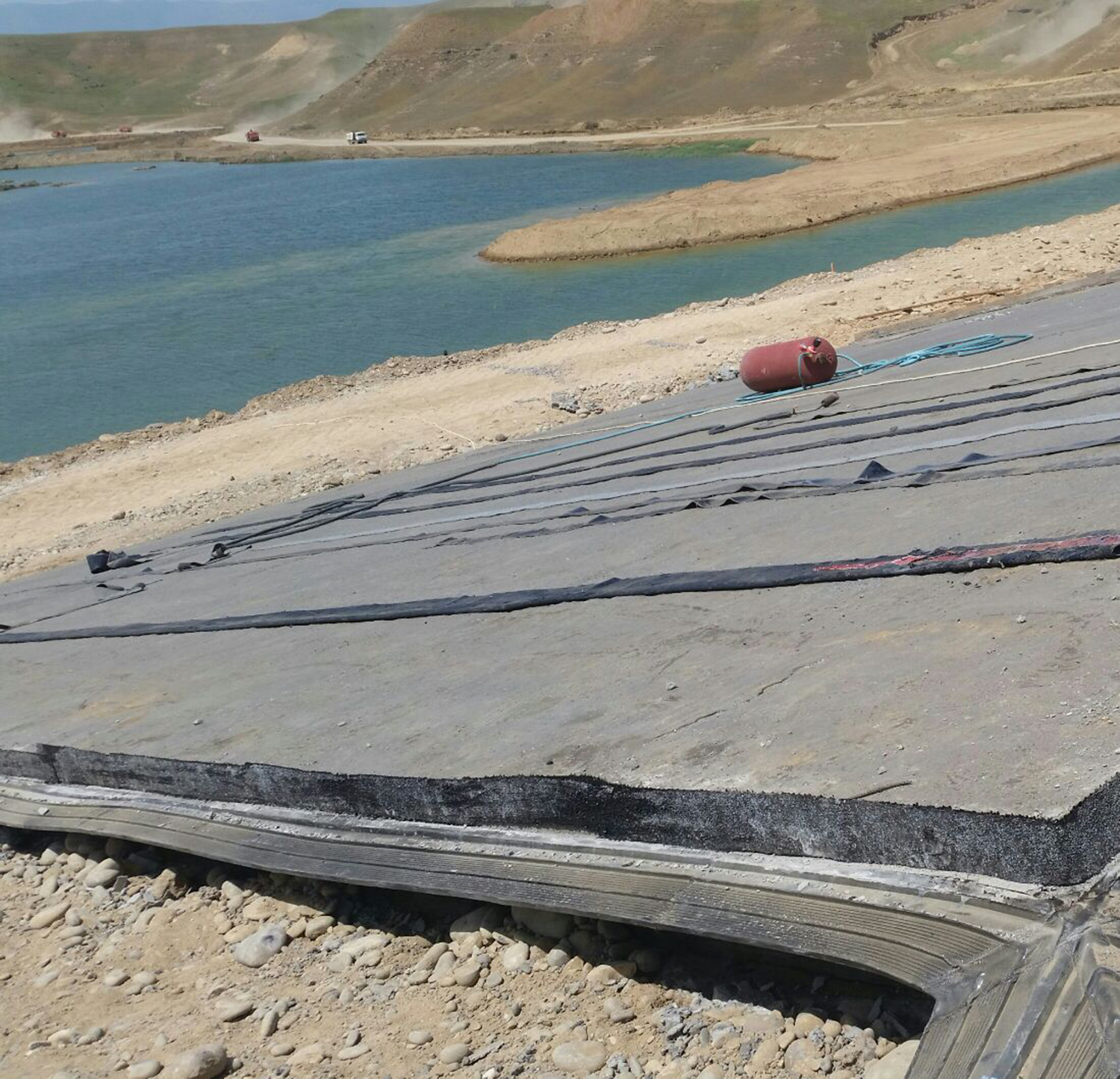 Строительство водохранилища на балке Шурдере. (Республика Дагестан)